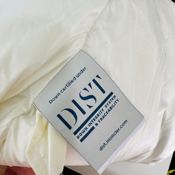 Moncler Blue Down Faucille Gilet Vest High Neck Zip Front Moncler Logo 4 / XL - Picture 10 of 16